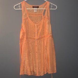 Coral tank top